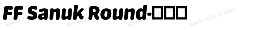 FF Sanuk Round字体转换 FF Sanuk Round字体转换